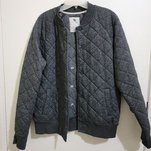 Men's Grey Bomber Jacket